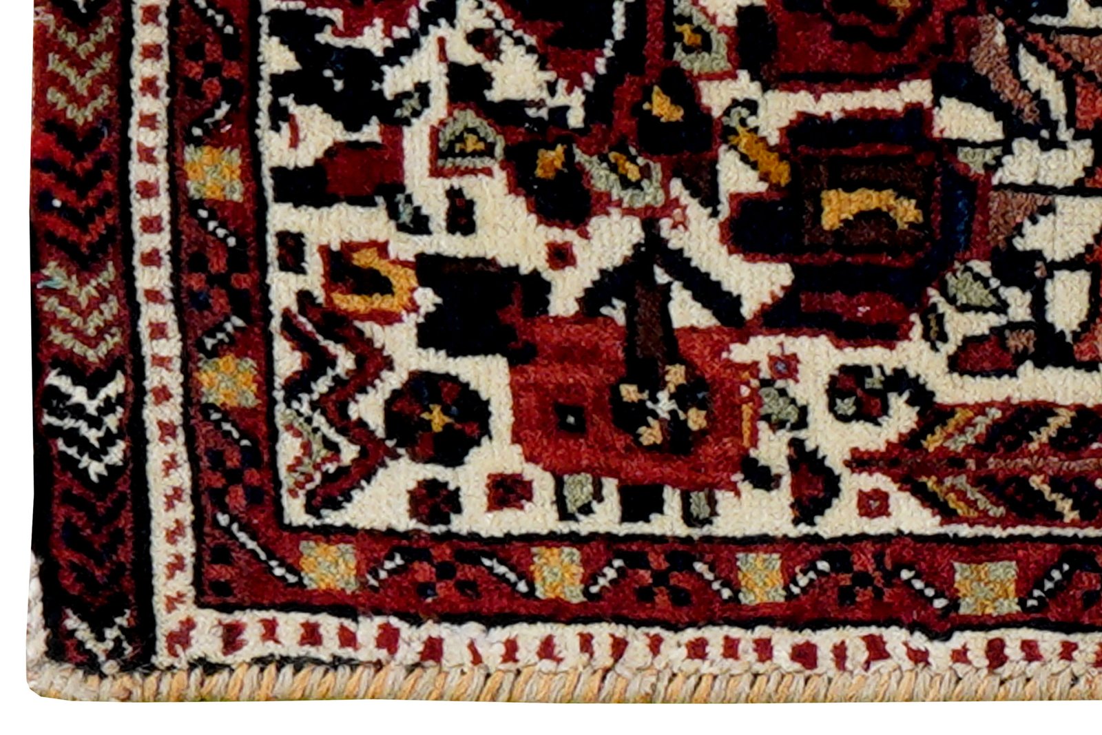 Khorjin — Handmade, 40x87 cm, Beige, 100% Virgin Wool | View 4