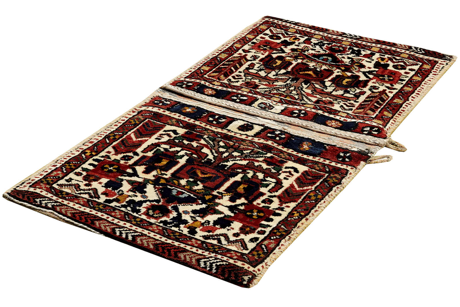 Khorjin — Handmade, 40x87 cm, Beige, 100% Virgin Wool | View 6
