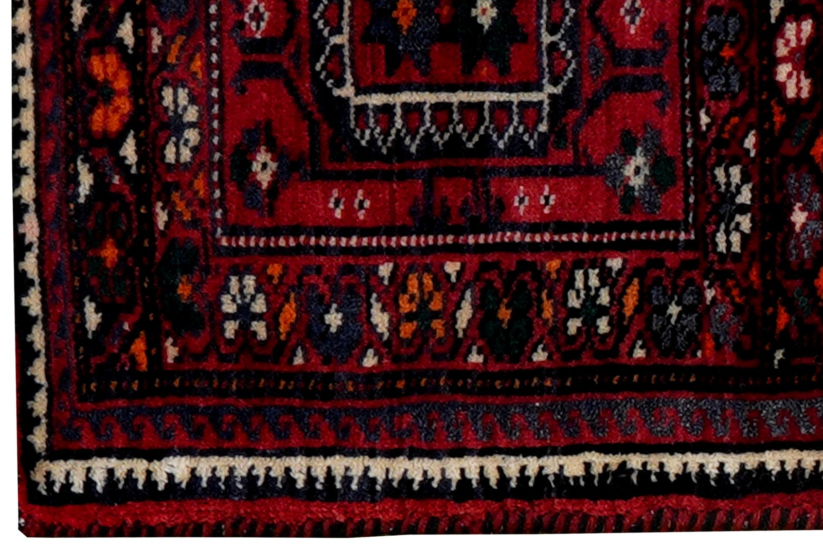 Khorjin — Handmade, 40x74 cm, Red, 100% Virgin Wool | View 4
