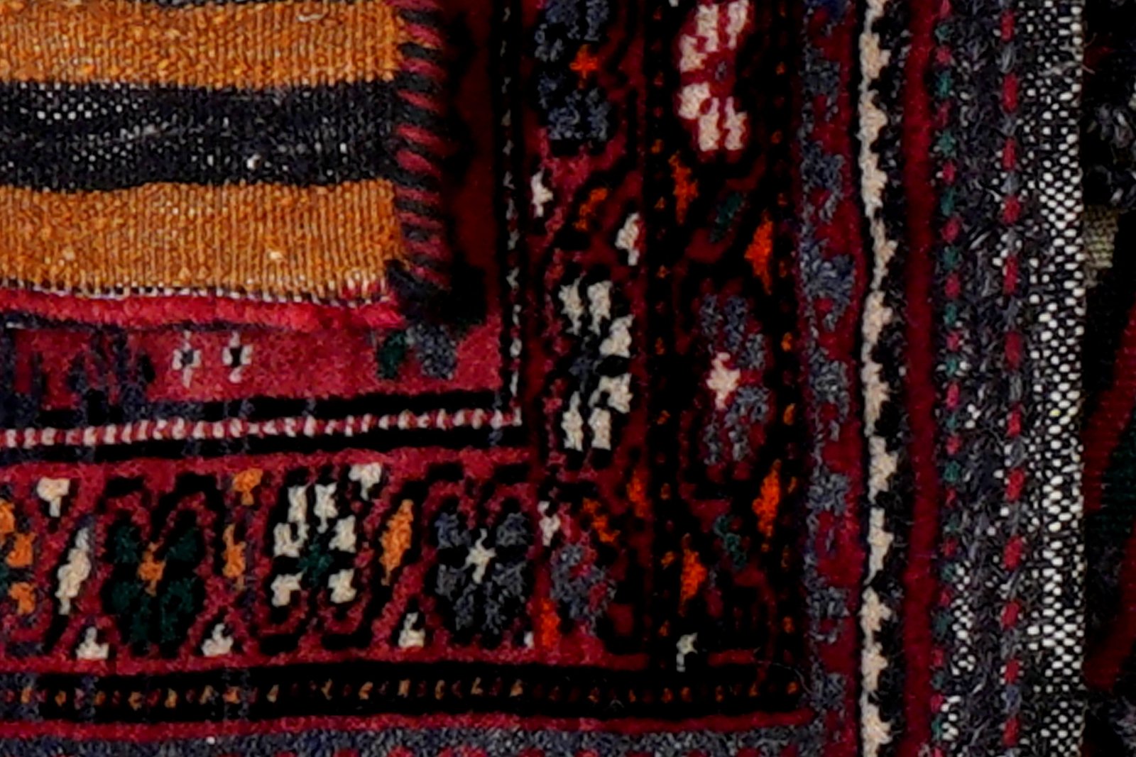 Khorjin — Handmade, 40x74 cm, Red, 100% Virgin Wool | View 8