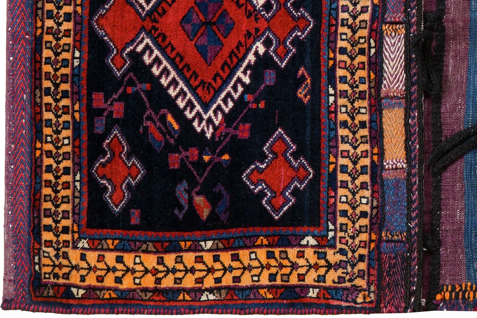 Khorjin — Handmade, 83x100 cm, Blue, 100% Virgin Wool | View 4