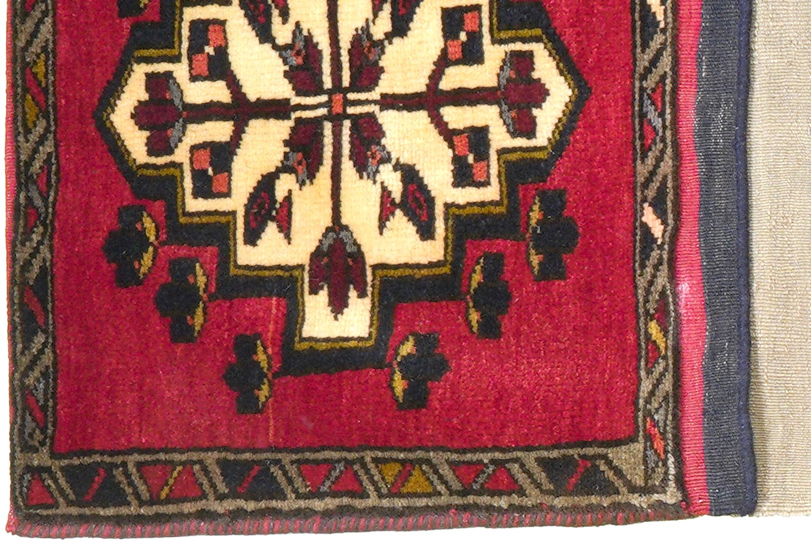 Khorjin — Handmade, 53x123 cm, Red, 100% Virgin Wool | View 4
