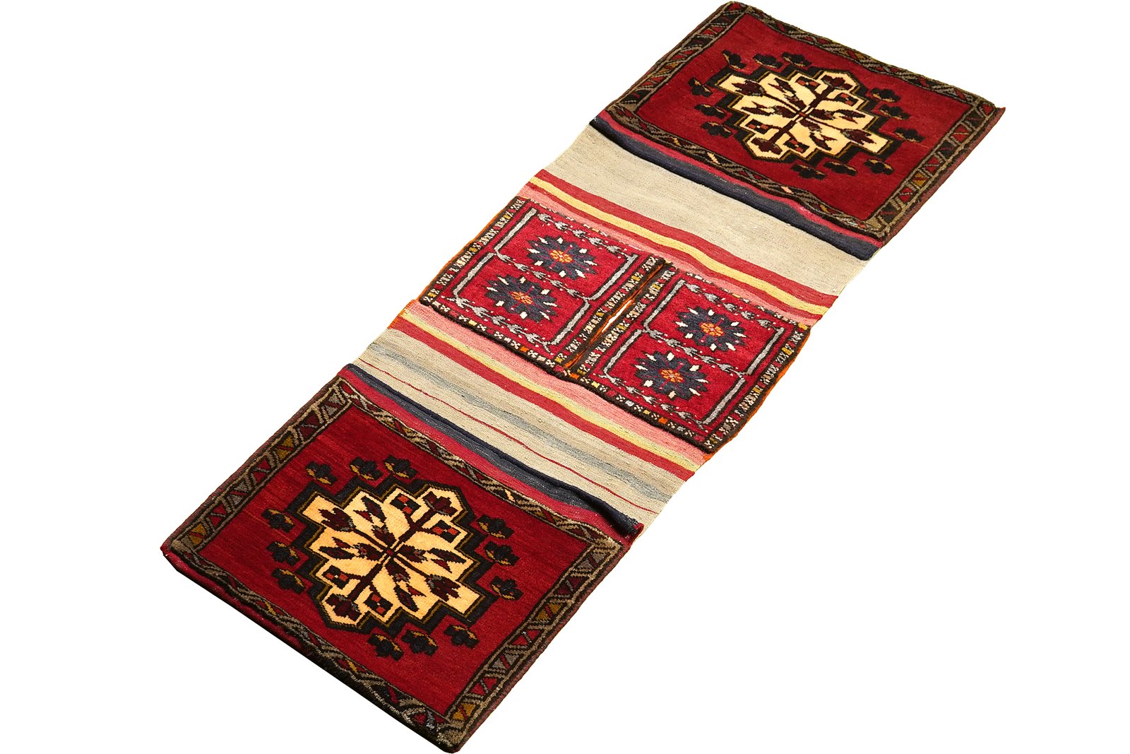 Khorjin — Handmade, 53x123 cm, Red, 100% Virgin Wool | View 6