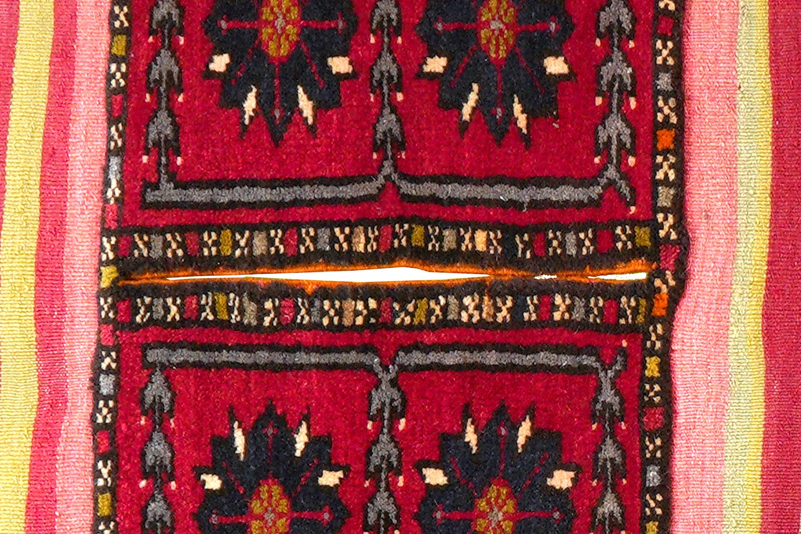 Khorjin — Handmade, 53x123 cm, Red, 100% Virgin Wool | View 7