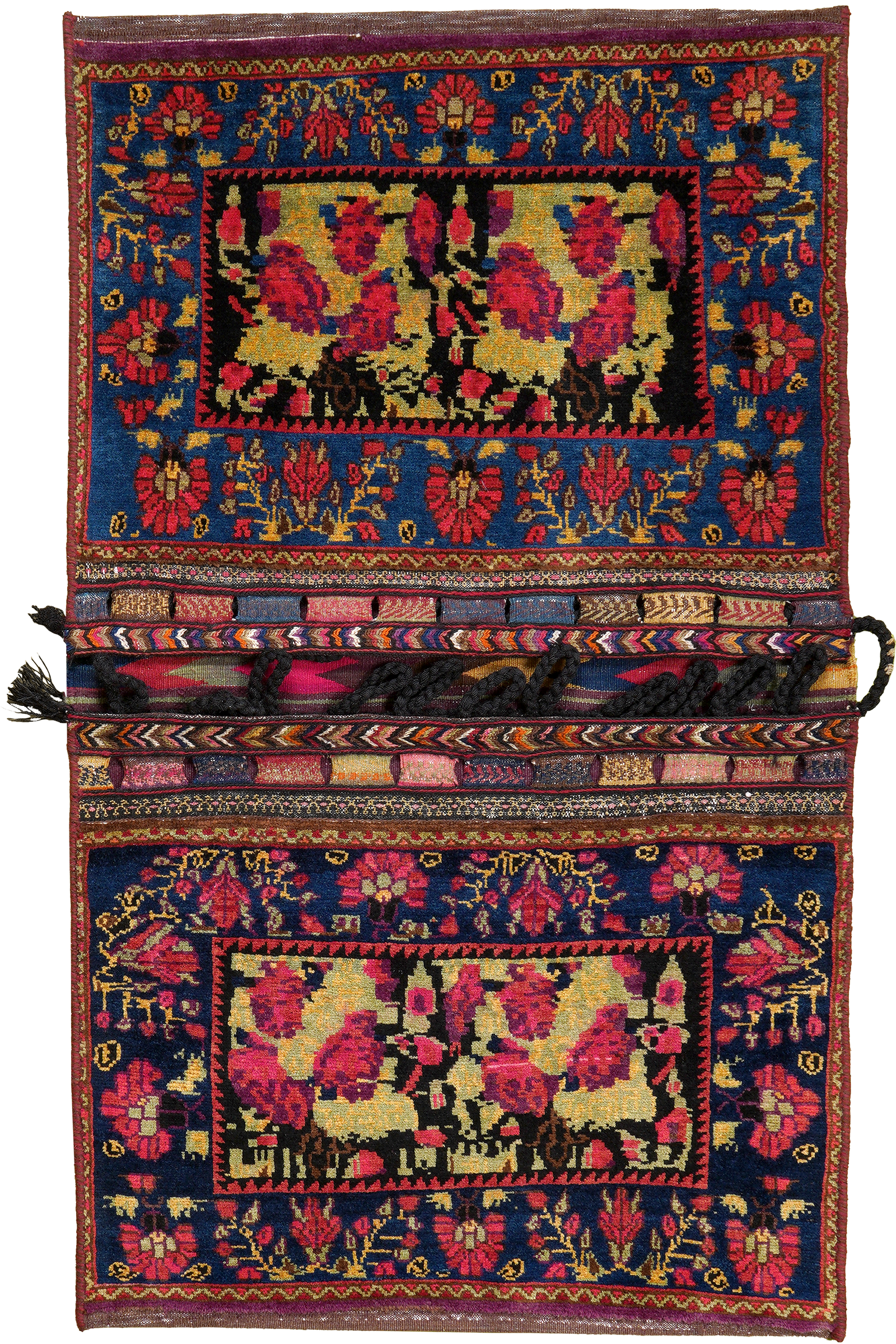 Khorjin — Handgefertigt, 107x78 cm, Blau, 100% Virgin Wool | Main view