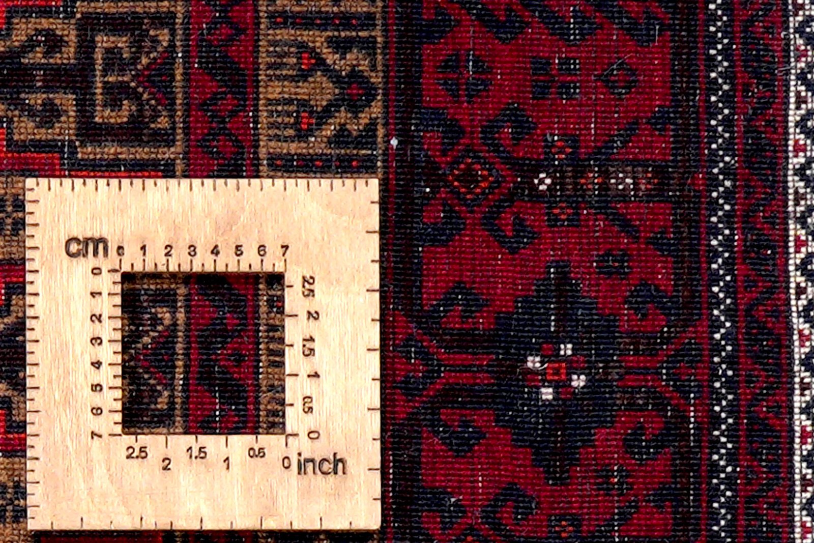 Belutch — Hand-knotted, 99x192 cm, Brown, 100% Virgin Wool | View 8