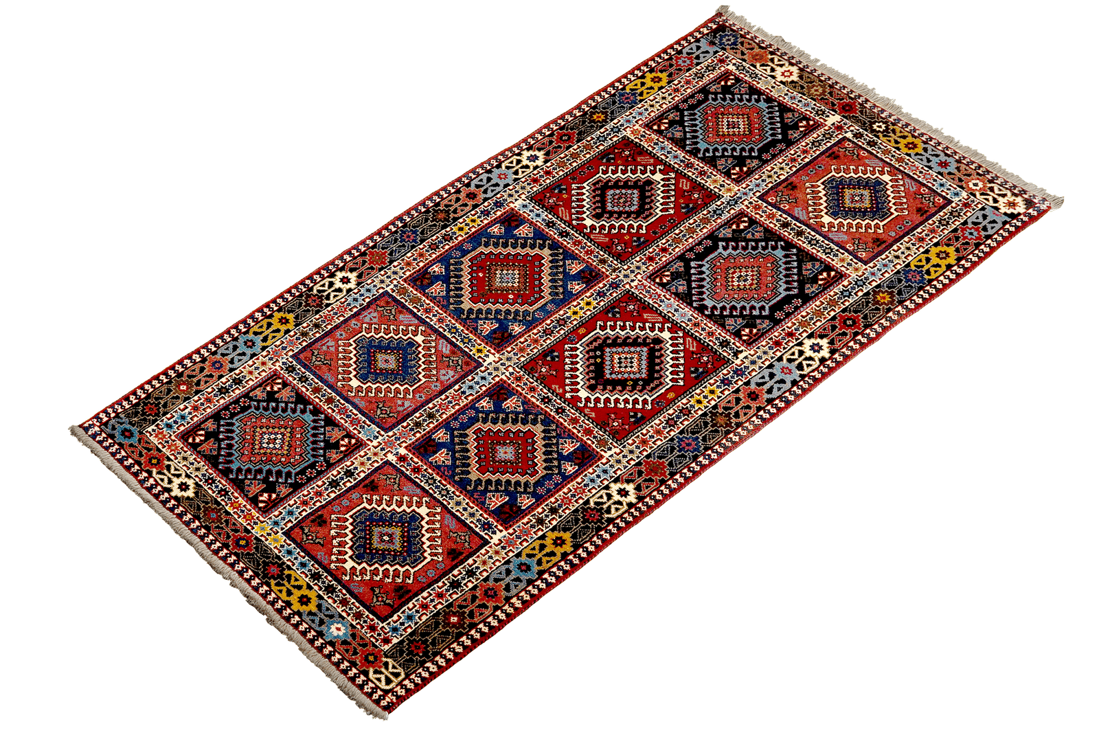 Yalameh — Hand-knotted, 82x193 cm, Multicolor, 100% Virgin Wool | View 5