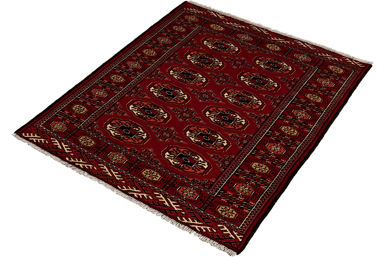 Turkman — Hand-knotted, 100x146 cm, Red, 100% Virgin Wool | View 5
