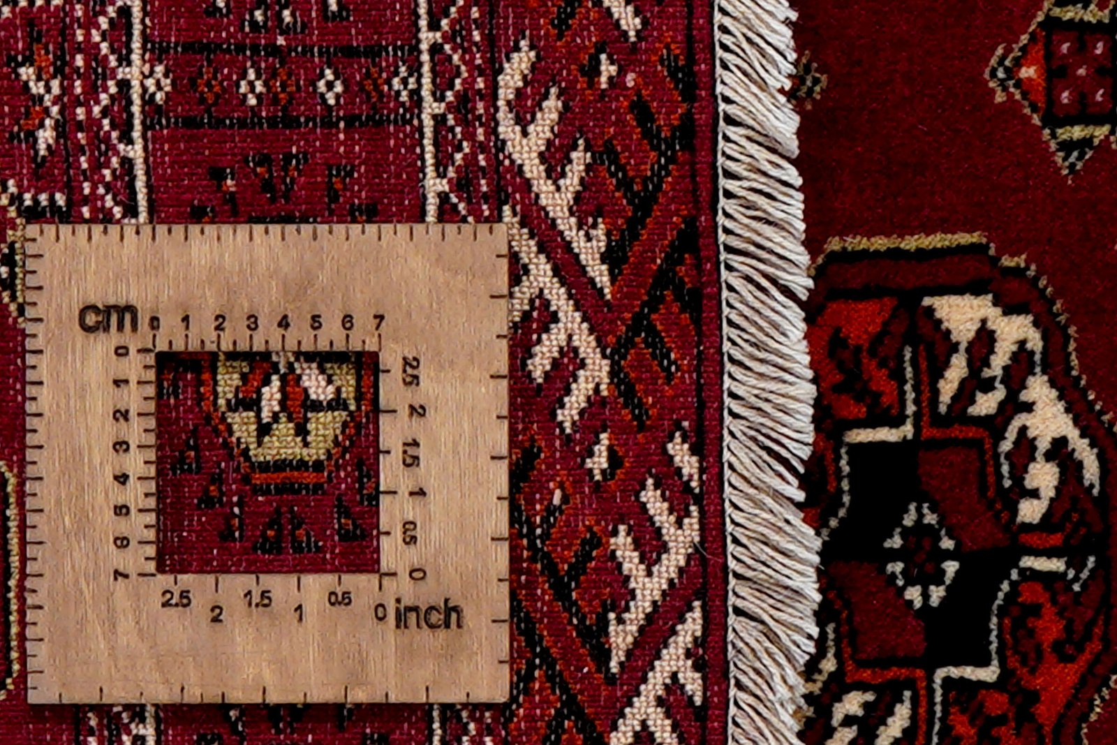 Turkman — Hand-knotted, 103x150 cm, Red, 100% Virgin Wool | View 8