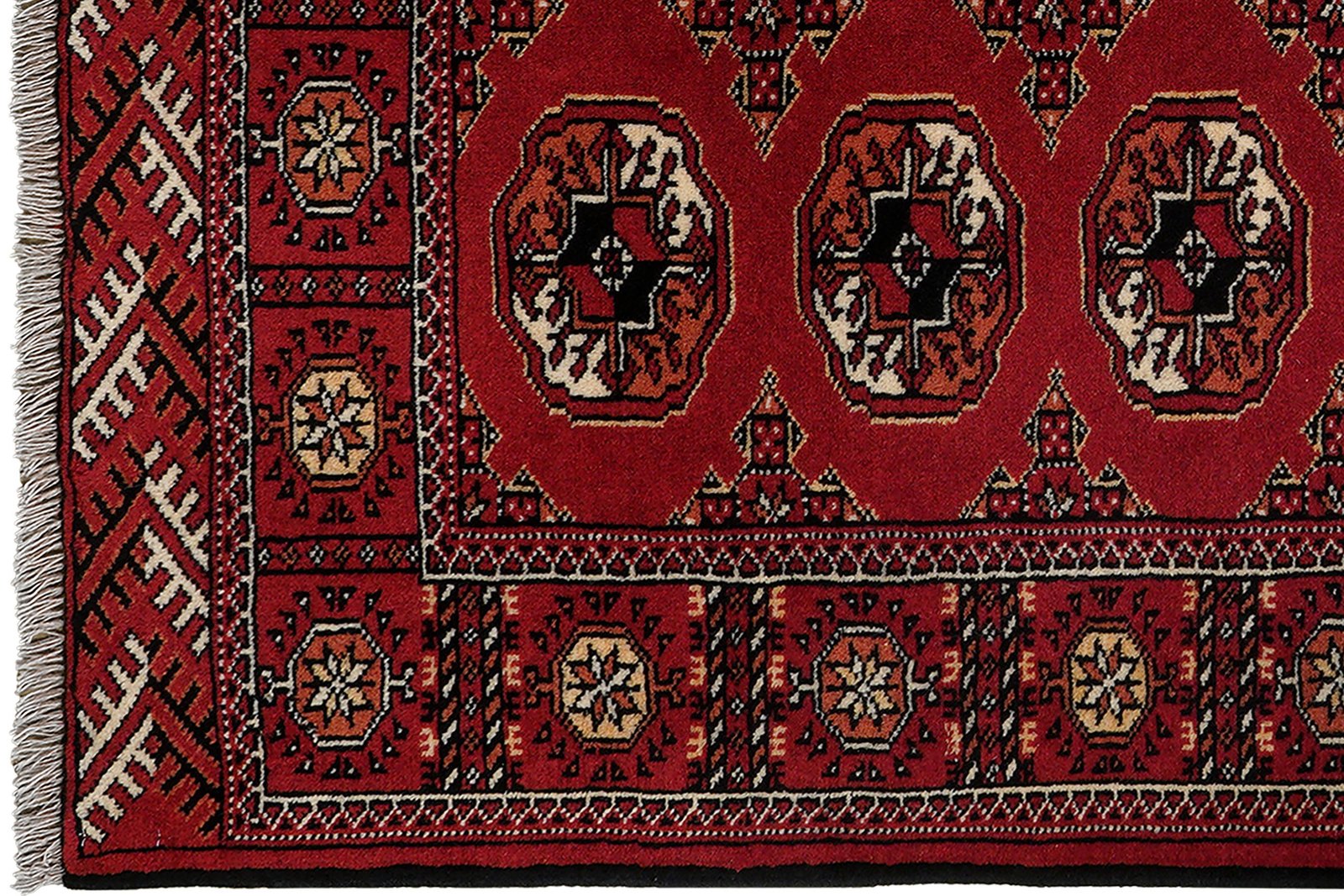 Turkman — Hand-knotted, 103x146 cm, Red, 100% Virgin Wool | View 3