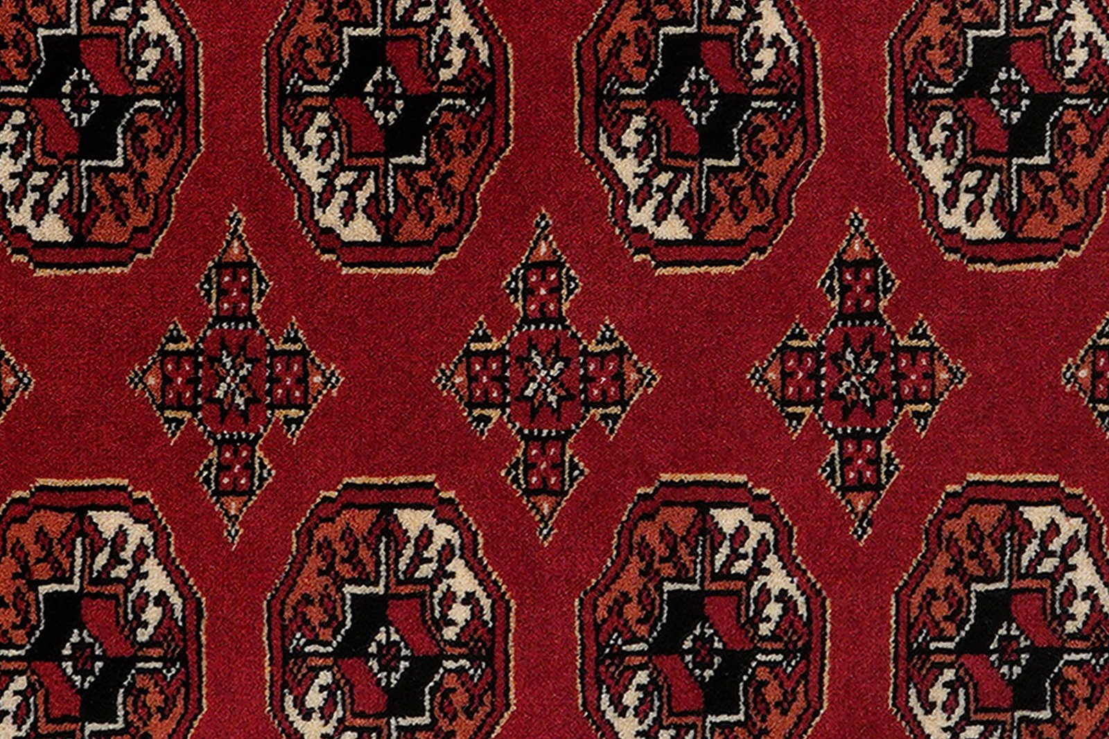 Turkman — Hand-knotted, 103x146 cm, Red, 100% Virgin Wool | View 6