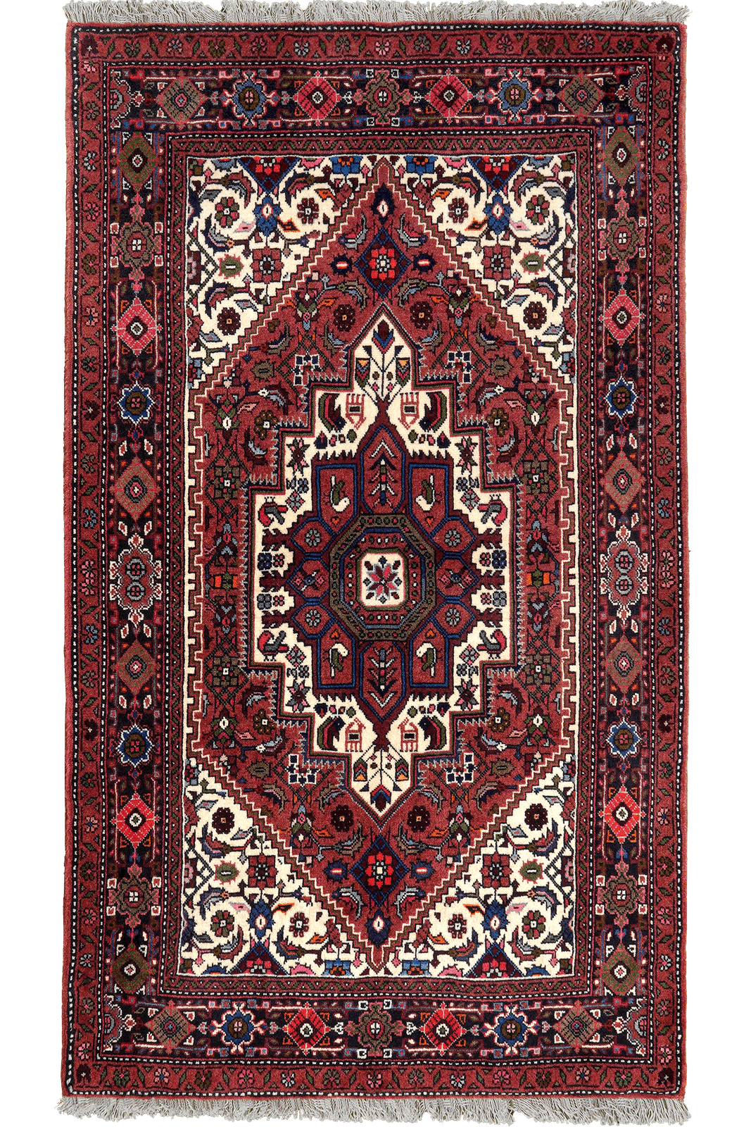 Goltuk — Hand-knotted, 75x129 cm, Red, 100% Virgin Wool | Main view