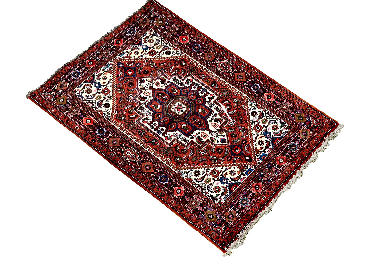 Goltuk — Hand-knotted, 75x129 cm, Red, 100% Virgin Wool | View 4