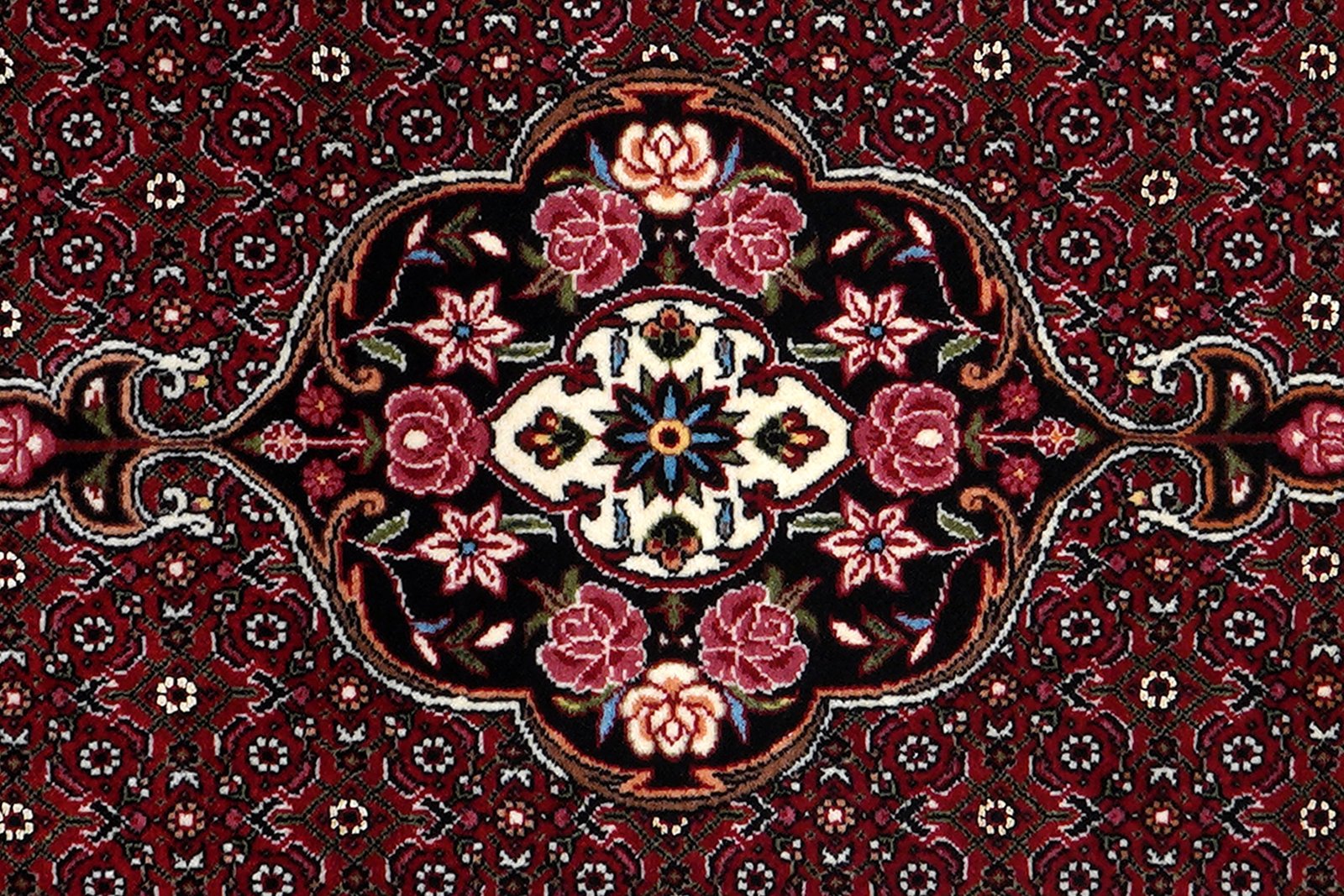 Bidjar Bookan — Hand-knotted, 75x160 cm, Red, 95% Schurwolle, 5% Seide | View 6