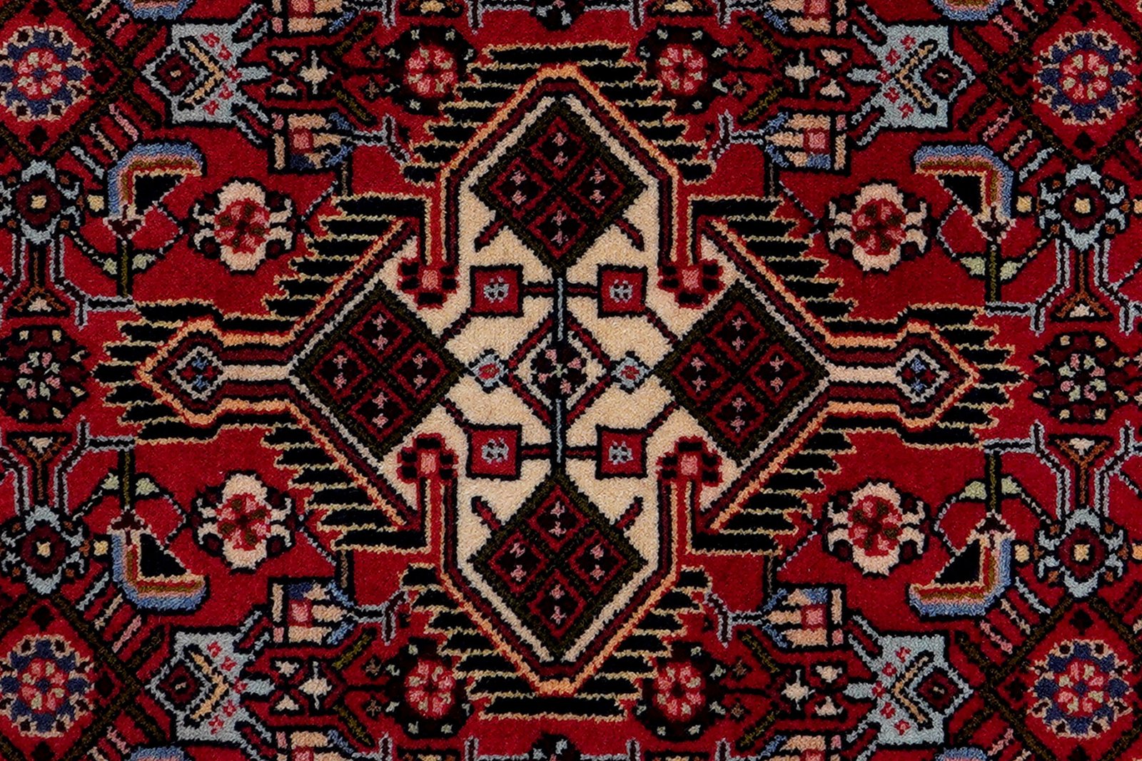 Assadabad — Hand-knotted, 81x130 cm, Red, 100% Virgin Wool | View 6