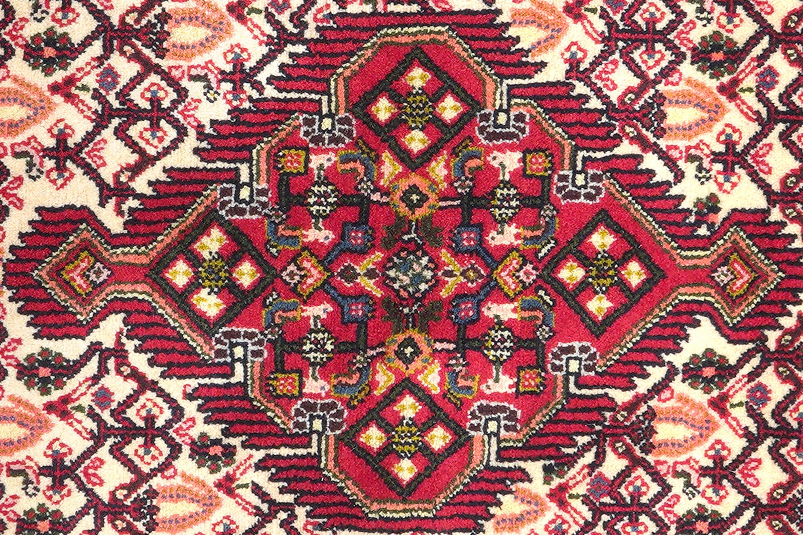 Assadabad — Hand-knotted, 81x195 cm, Beige, 100% Virgin Wool | View 6