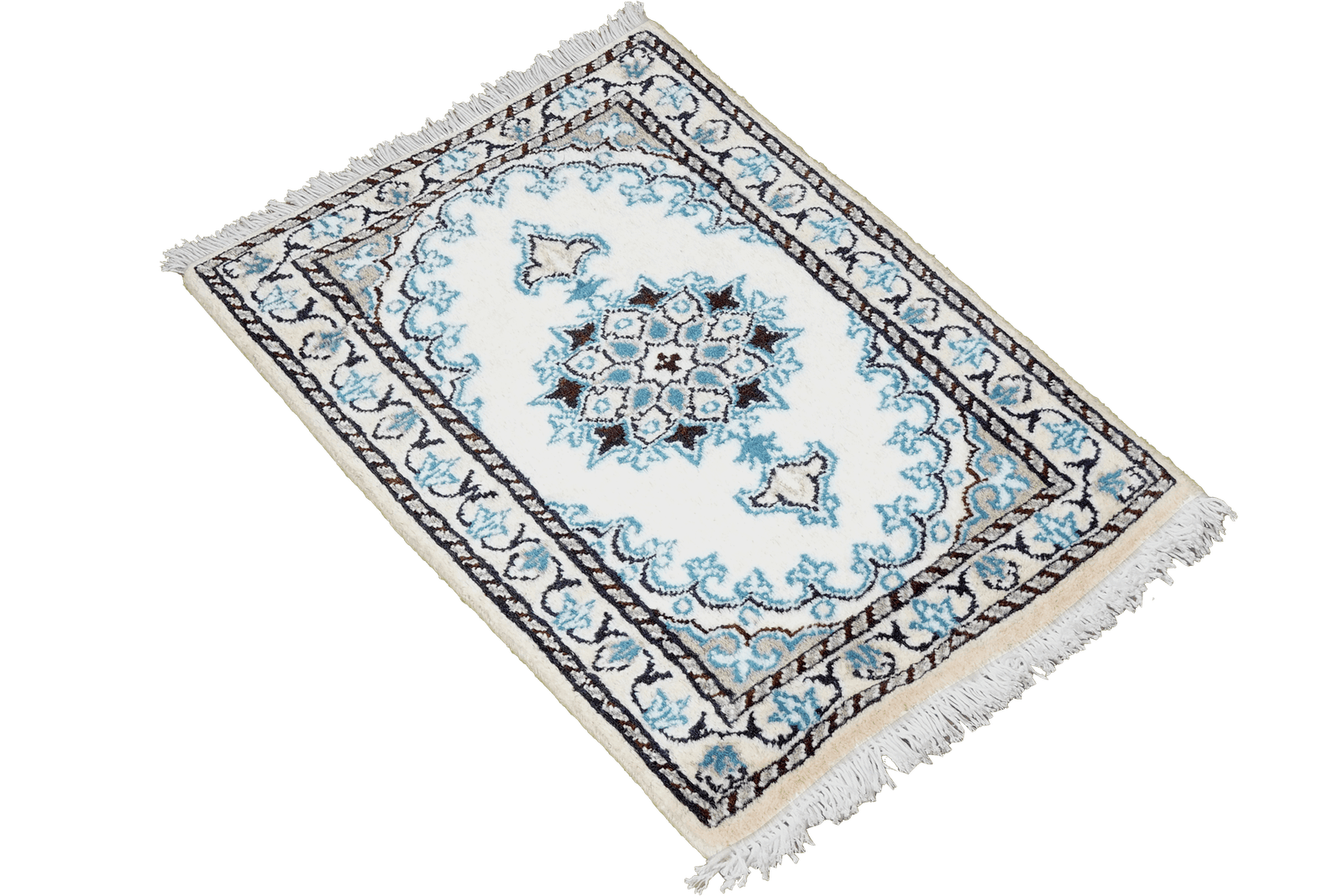 Nain 12La — Hand-knotted, 39x62 cm, Beige, 100% Virgin Wool | View 4
