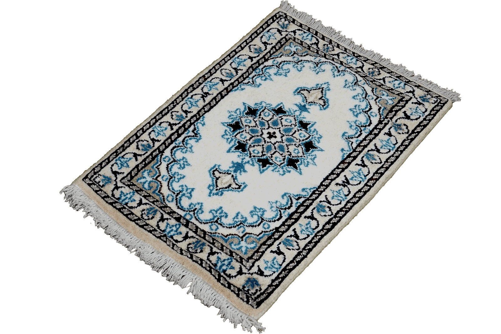 Nain 12La — Hand-knotted, 39x62 cm, Beige, 100% Virgin Wool | View 5