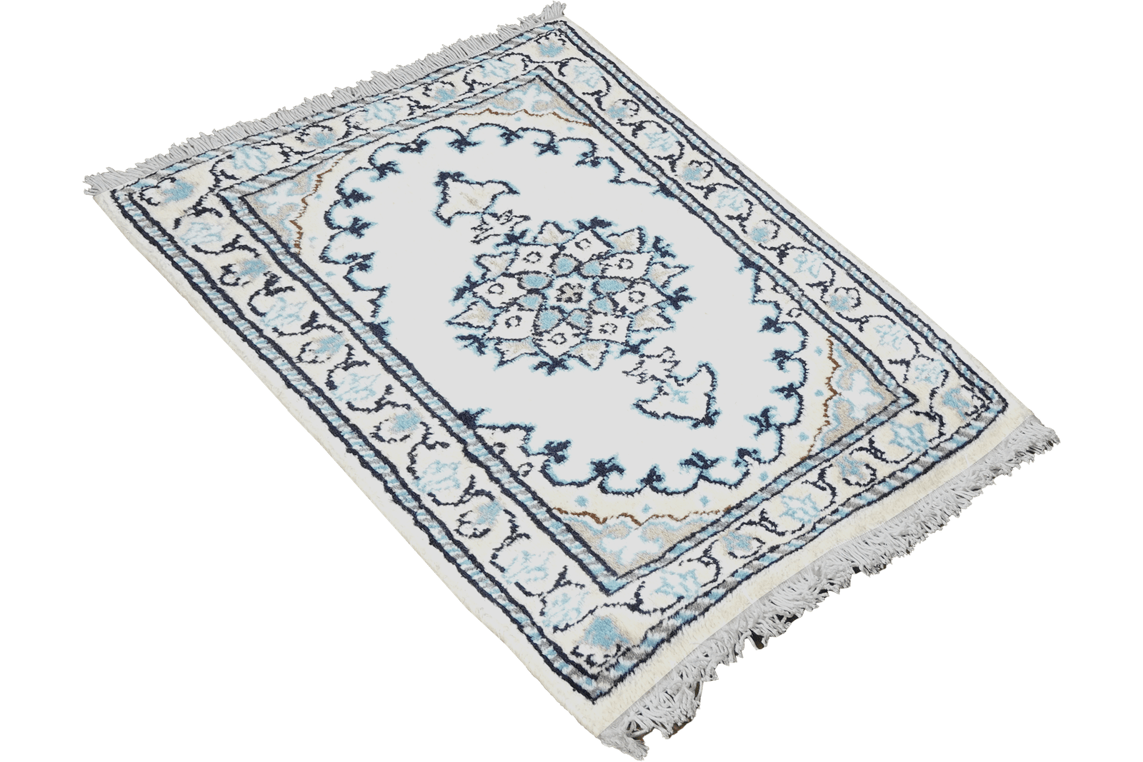 Nain 12La — Hand-knotted, 39x63 cm, Beige, 100% Virgin Wool | View 4
