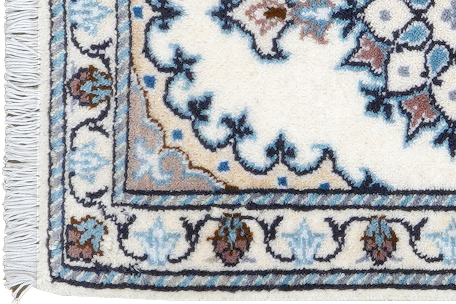 Nain 12La — Hand-knotted, 40x59 cm, Multicolor, 100% Virgin Wool | View 3