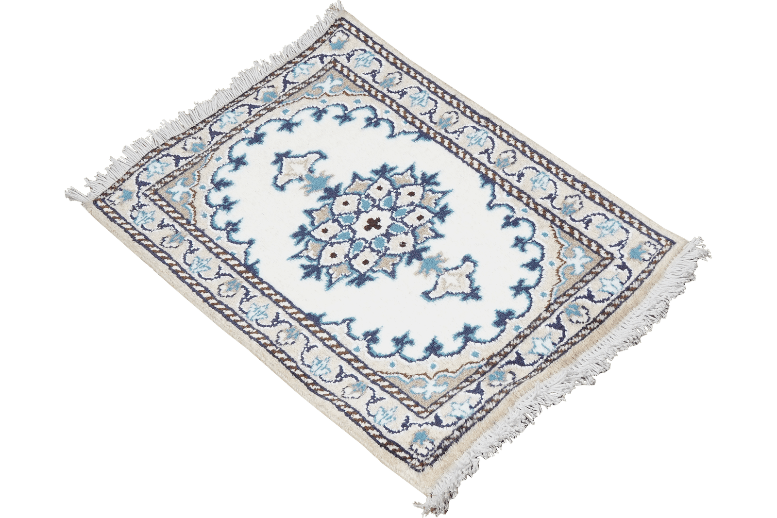 Nain 12La — Hand-knotted, 39x58 cm, Beige, 100% Virgin Wool | View 4