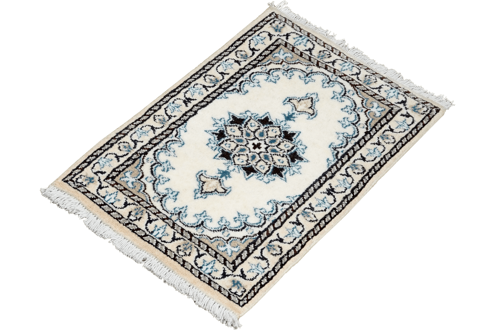 Nain 12La — Hand-knotted, 39x64 cm, Multicolor, 100% Virgin Wool | View 5