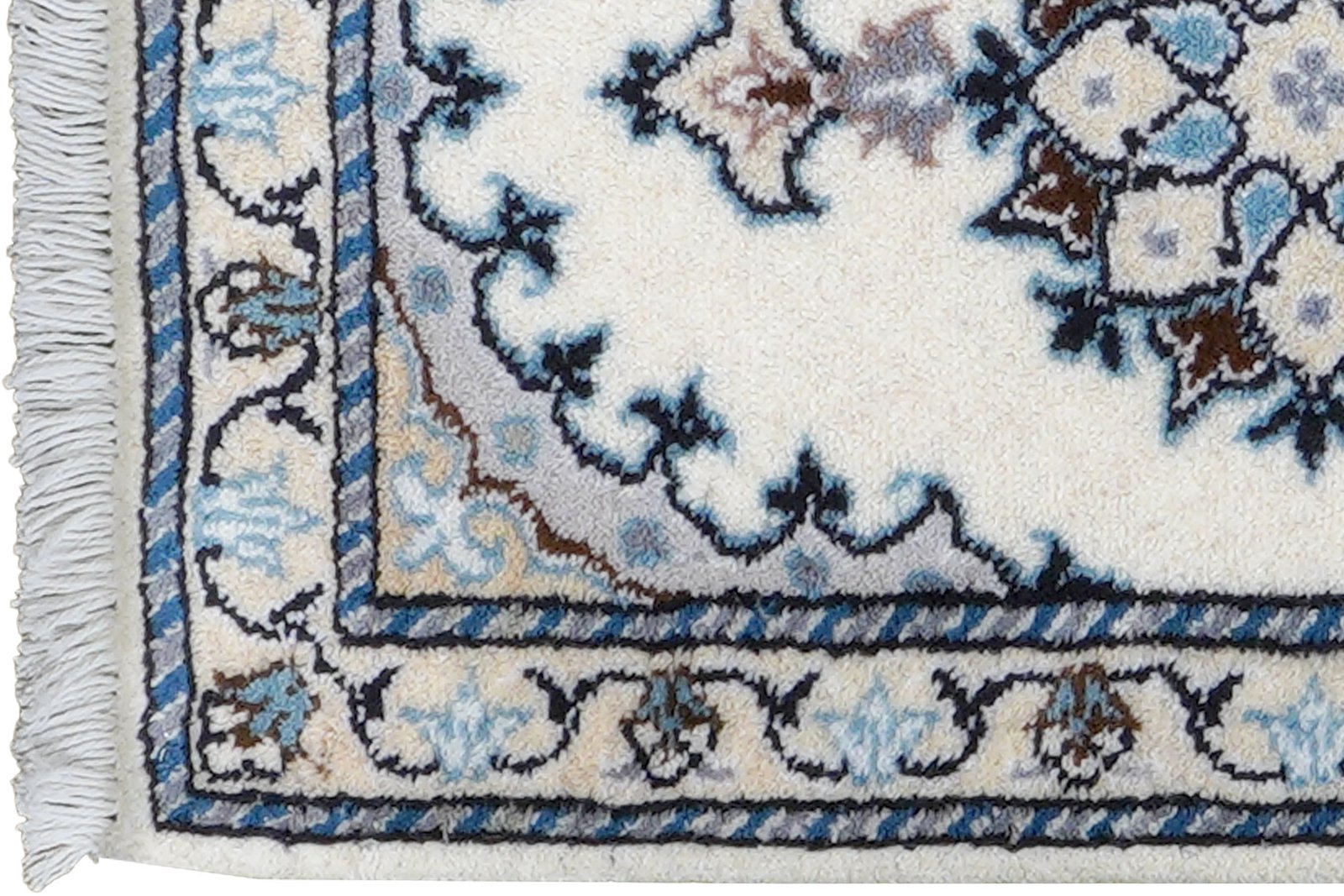 Nain 12La — Hand-knotted, 39x60 cm, Beige, 100% Virgin Wool | View 3
