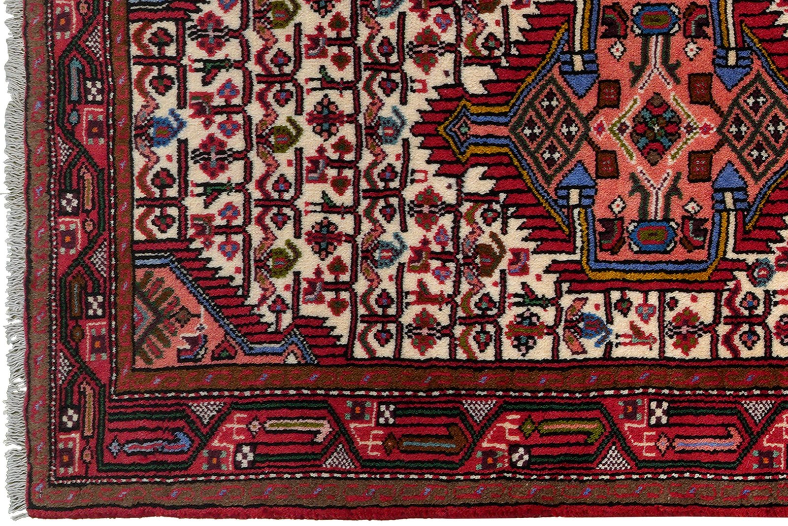 Assadabad — Hand-knotted, 85x289 cm, Multicolor, 100% Virgin Wool | View 3
