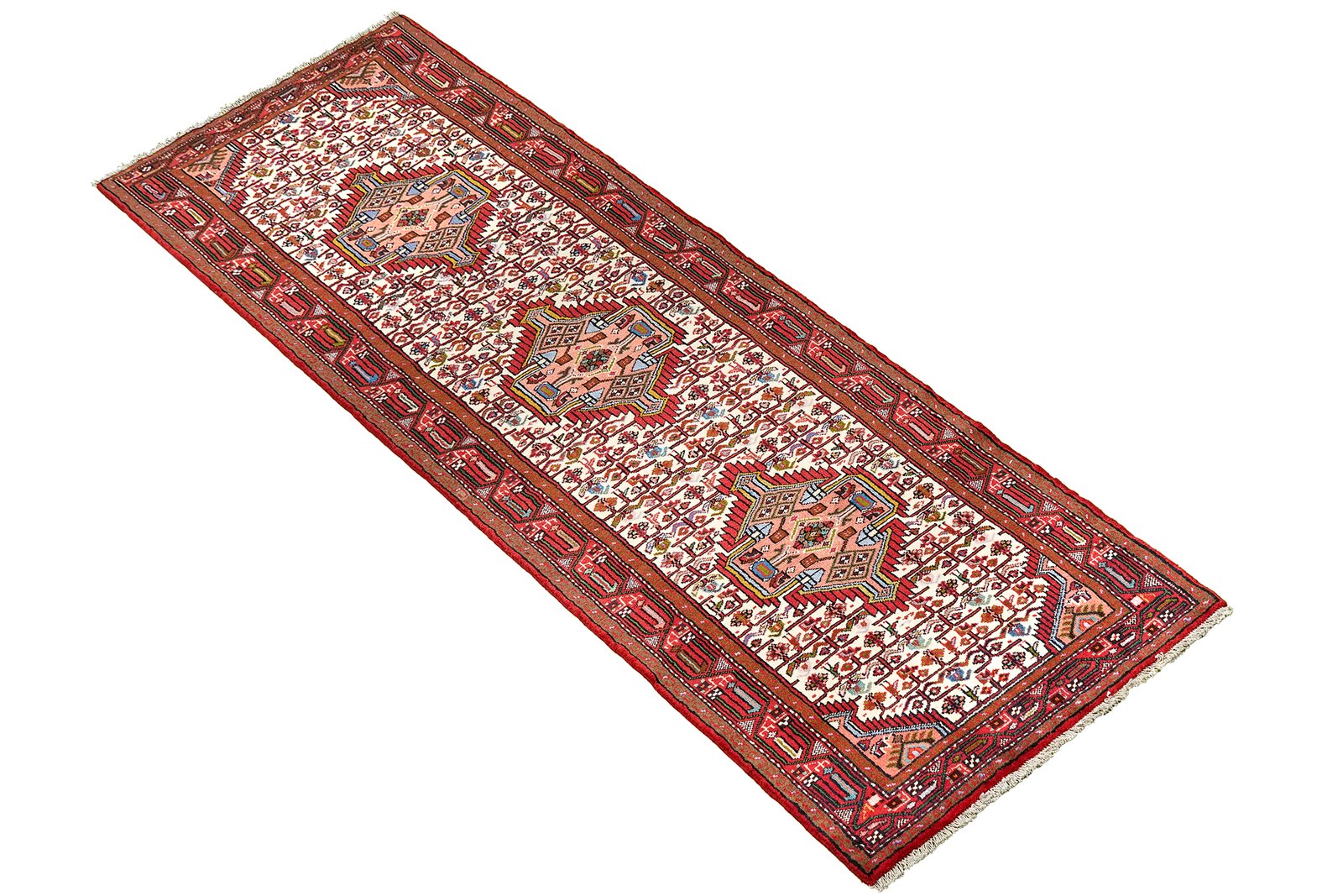 Assadabad — Hand-knotted, 85x289 cm, Multicolor, 100% Virgin Wool | View 4