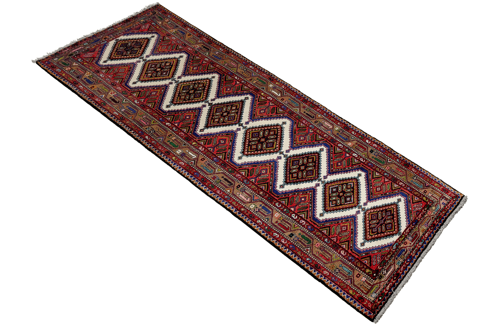 Zagheh — Hand-knotted, 84x310 cm, Beige, 100% Virgin Wool | View 4