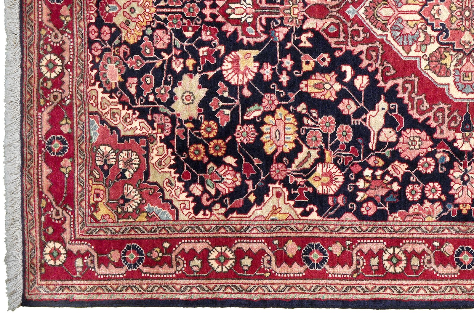 Djozan — Hand-knotted, 108x165 cm, Blue, 100% Virgin Wool | View 3