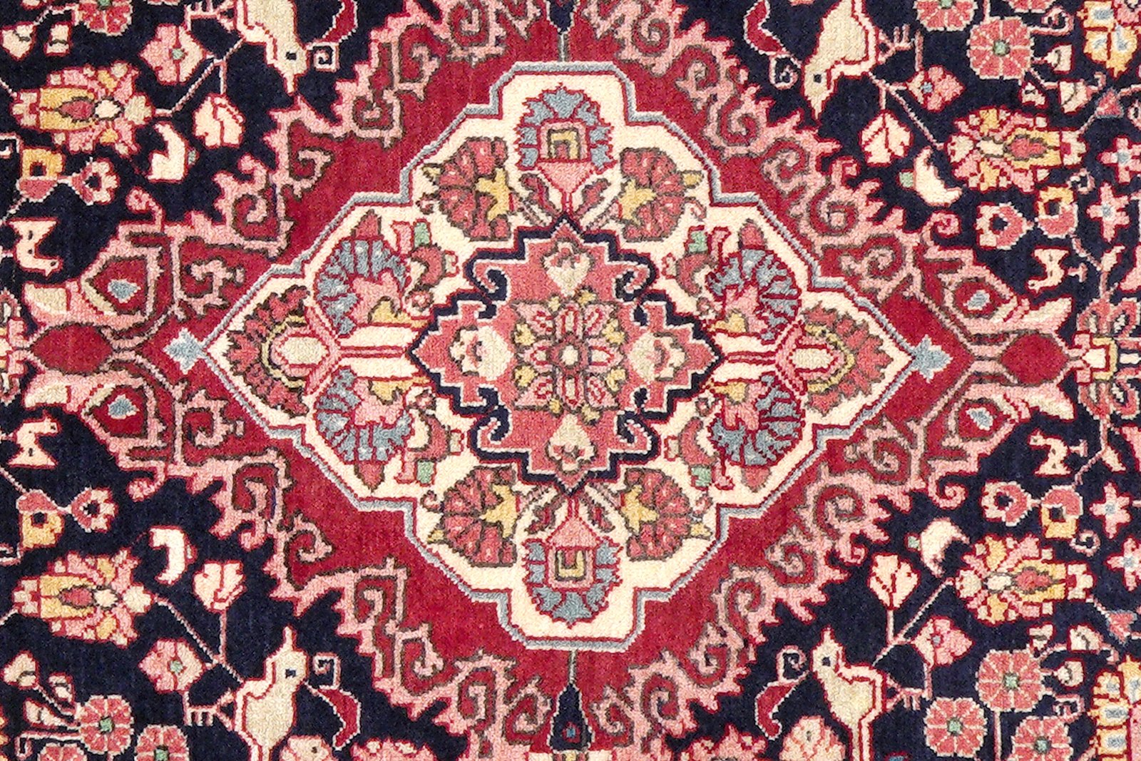 Djozan — Hand-knotted, 108x165 cm, Blue, 100% Virgin Wool | View 6