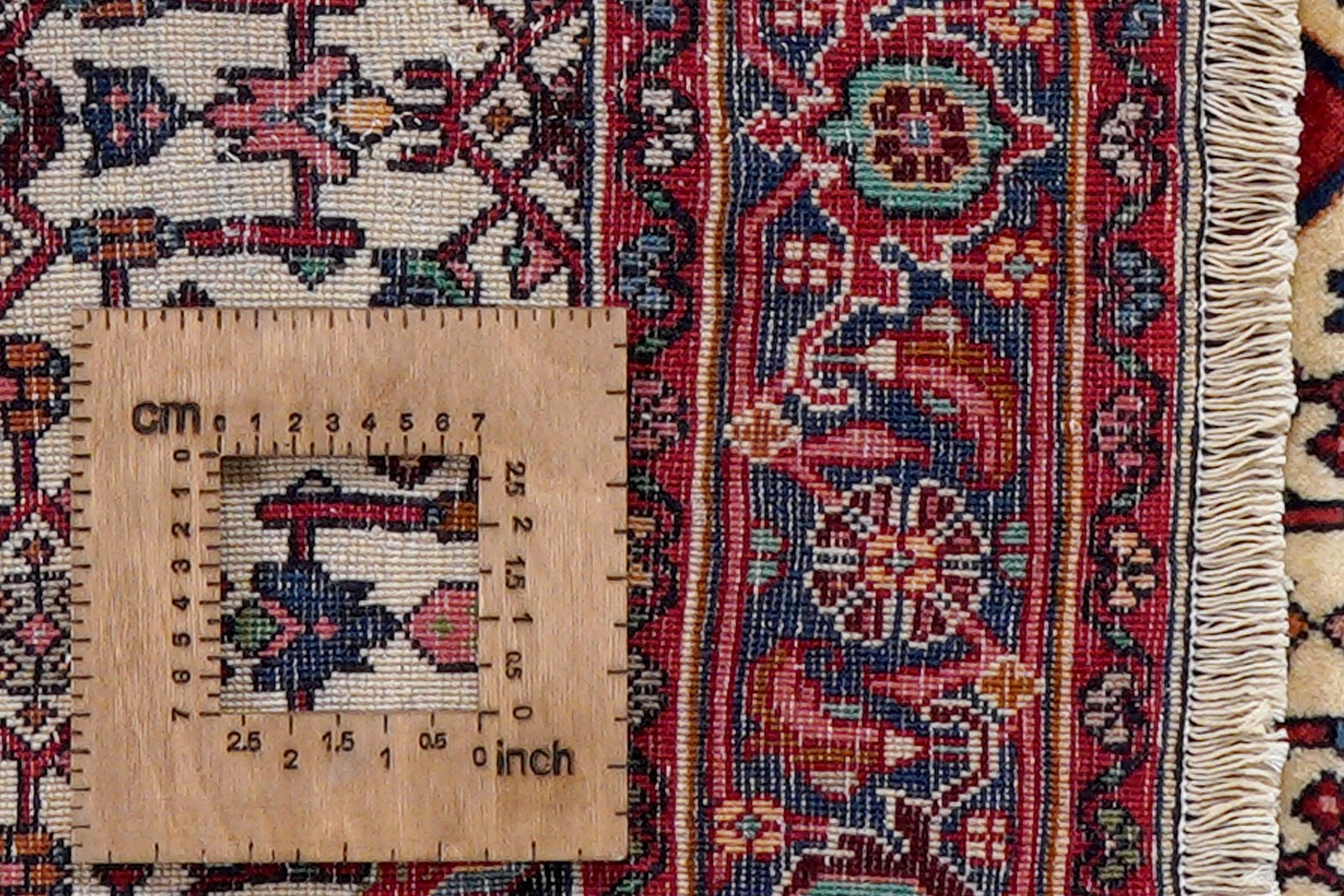 Bidjar Zandjan — Hand-knotted, 109x160 cm, Beige, 100% Virgin Wool | View 8