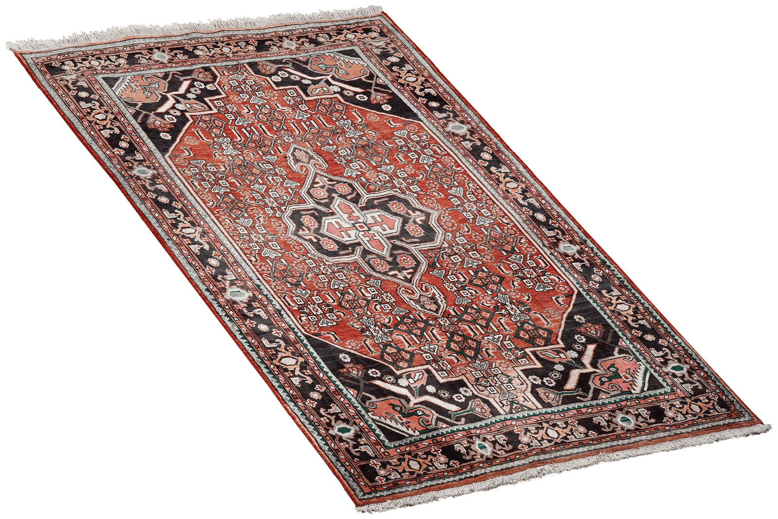 Heritage — Hand-knotted, 105x164 cm, Red, 100% Virgin Wool | View 4