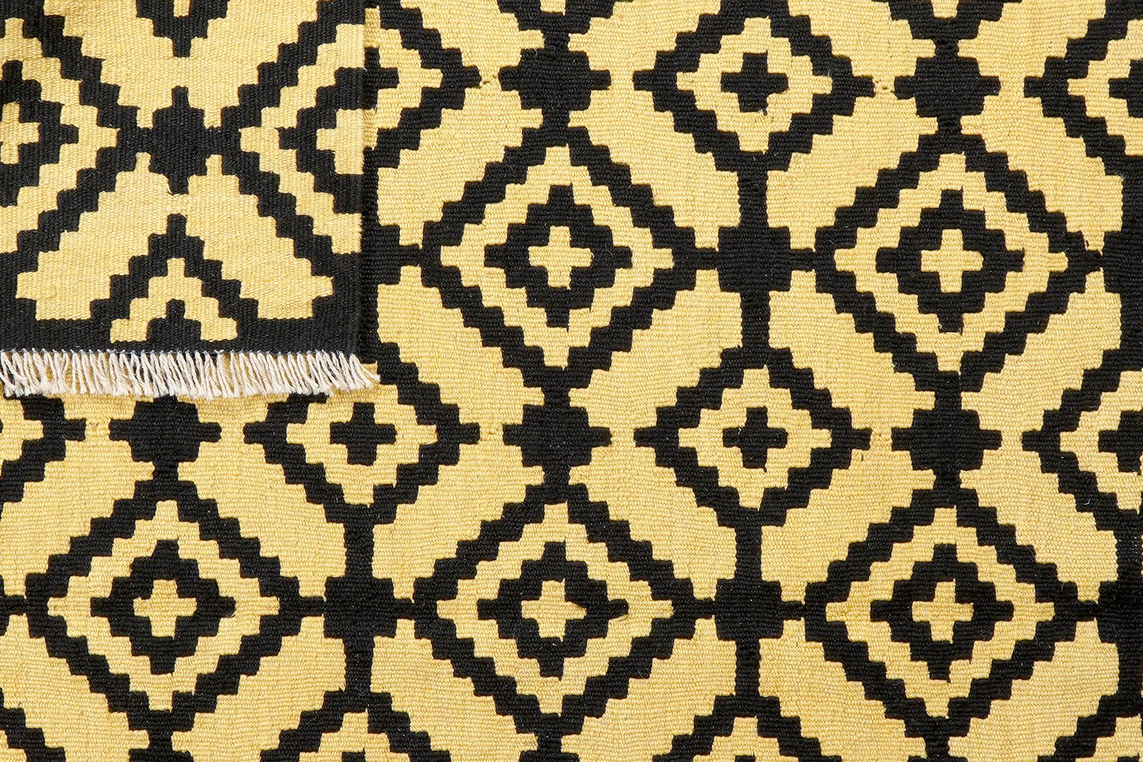 Kelim Gashgai — Handmade, 157x192 cm, Black, 100% Virgin Wool | View 6