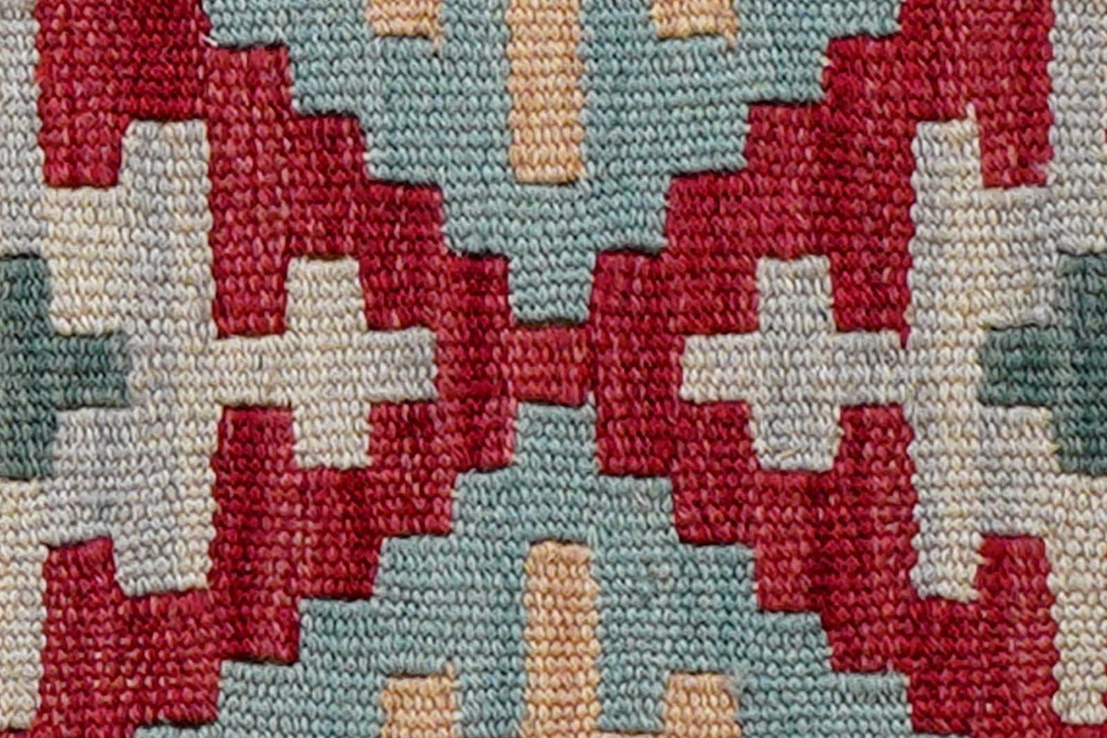 Kelim Gashgai — Handmade, 42x62 cm, Blue, 100% Virgin Wool | View 5
