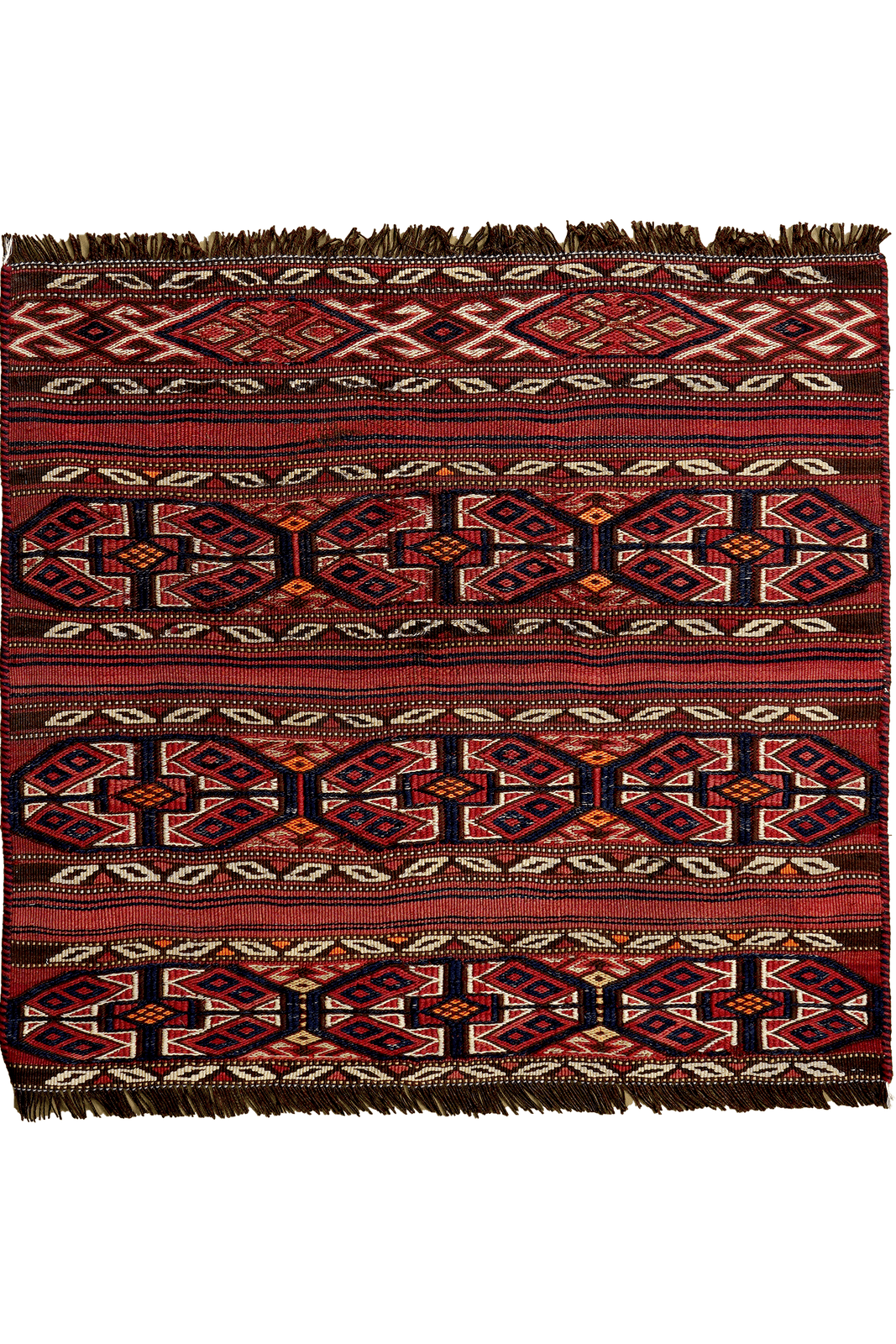 Sumak Shahsavan — Handmade, 85x81 cm, Multicolor, 100% Virgin Wool | Main view