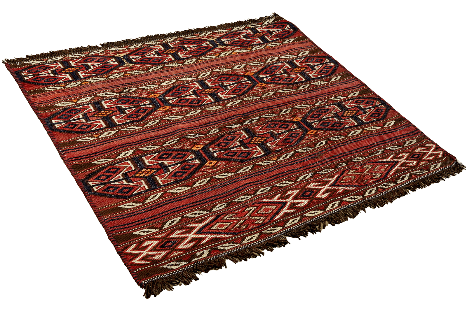 Sumak Shahsavan — Handmade, 85x81 cm, Multicolor, 100% Virgin Wool | View 4