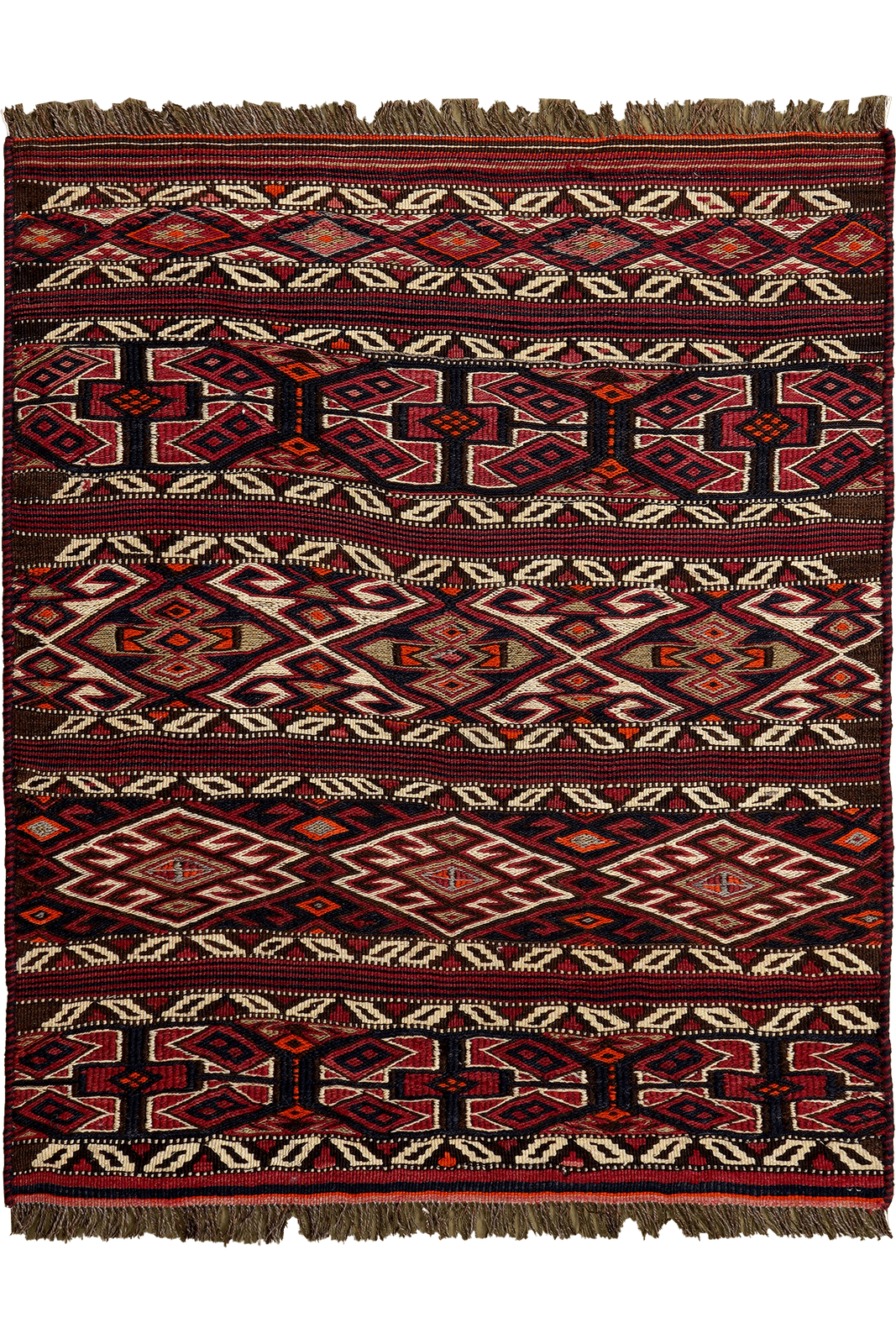 Sumak Shahsavan — Handmade, 76x93 cm, Multicolor, 100% Virgin Wool | Main view