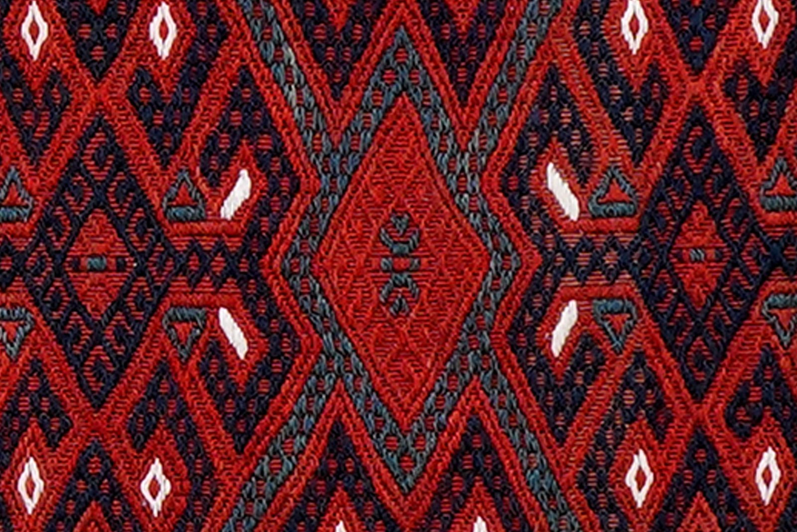 Kelim Turkman — Handmade, 85x39 cm, Multicolor, 100% Virgin Wool | View 5
