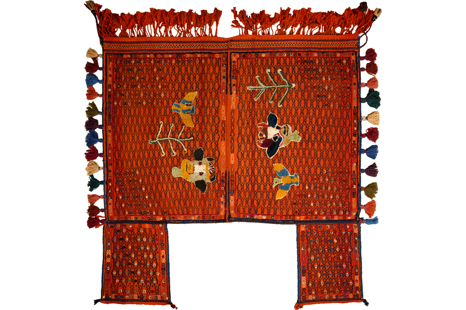 Sumak Sirdjan — Handgefertigt, 160x155 cm, Bunt, 100% Virgin Wool | Main view