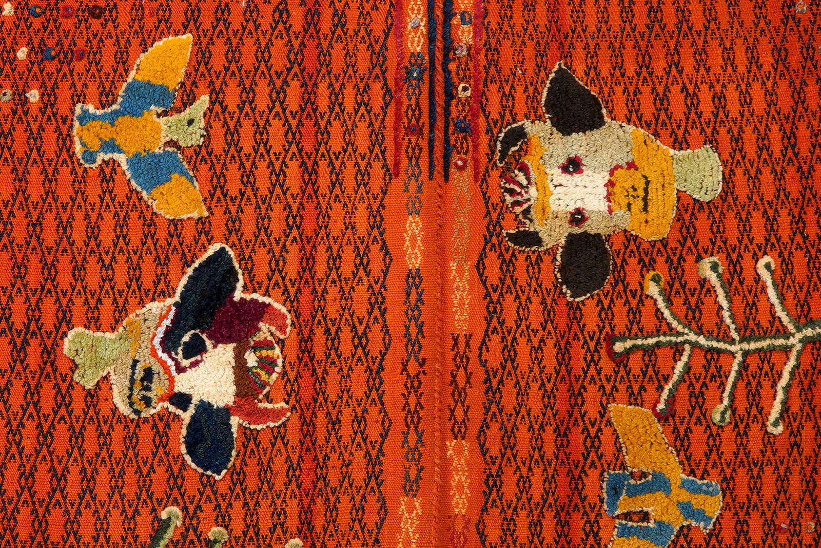 Sumak Sirdjan — Handgefertigt, 160x155 cm, Bunt, 100% Virgin Wool | View 4