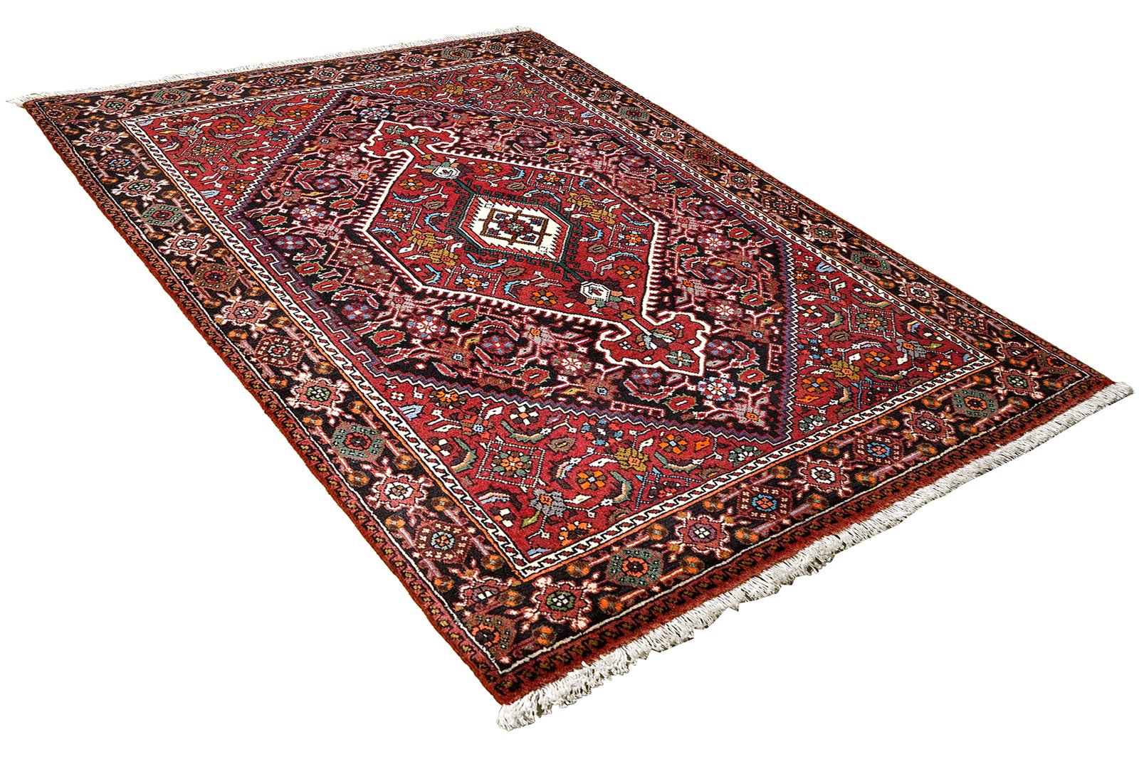 Goltuk — Hand-knotted, 77x127 cm, Blue, 100% Virgin Wool | View 4