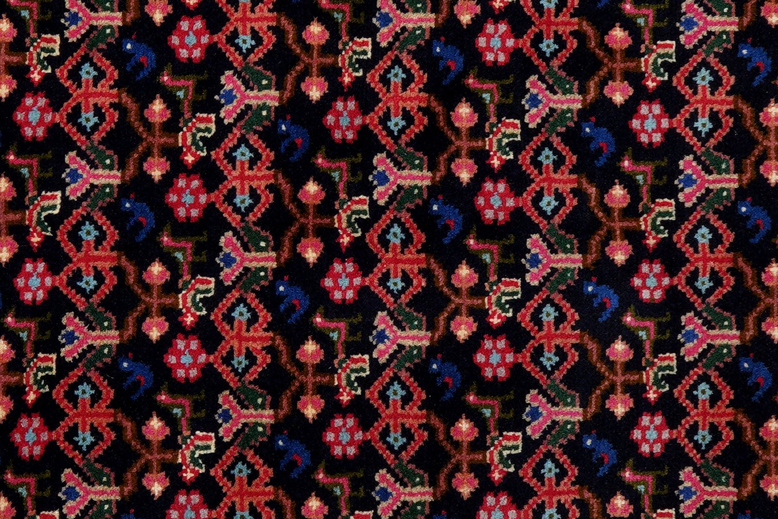 Hamadan — Hand-knotted, 69x187 cm, Blue, 100% Virgin Wool | View 6