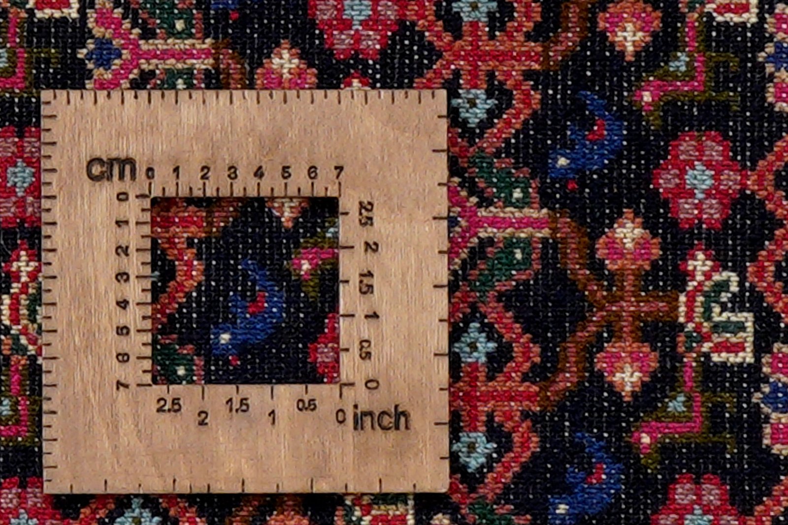 Hamadan — Hand-knotted, 69x187 cm, Blue, 100% Virgin Wool | View 8