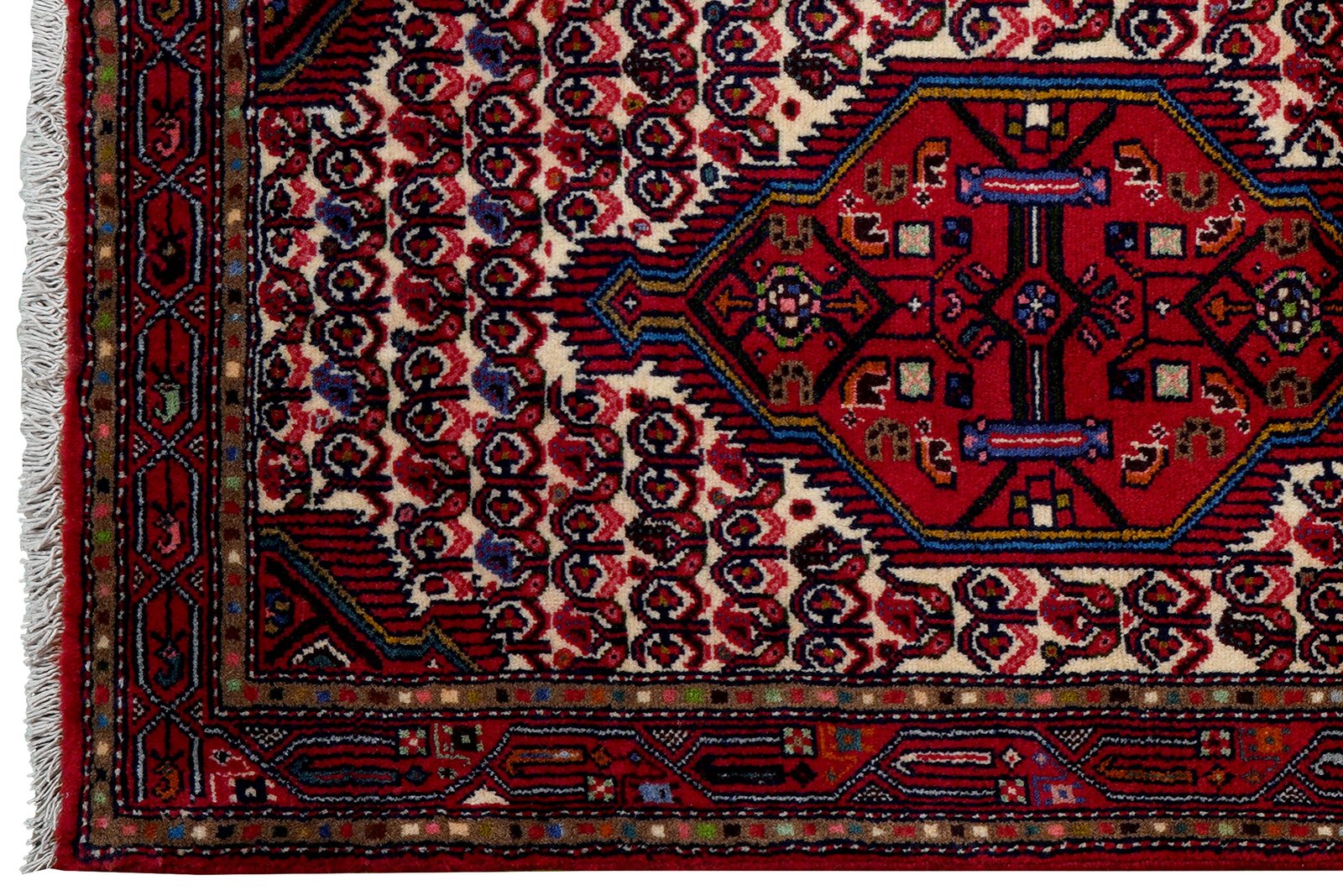 Assadabad — Hand-knotted, 79x290 cm, Beige, 100% Virgin Wool | View 3