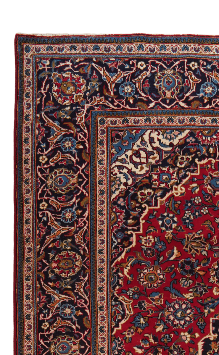 Ardakan — Hand-knotted, 200x294 cm, Red, 100% Virgin Wool | View 3