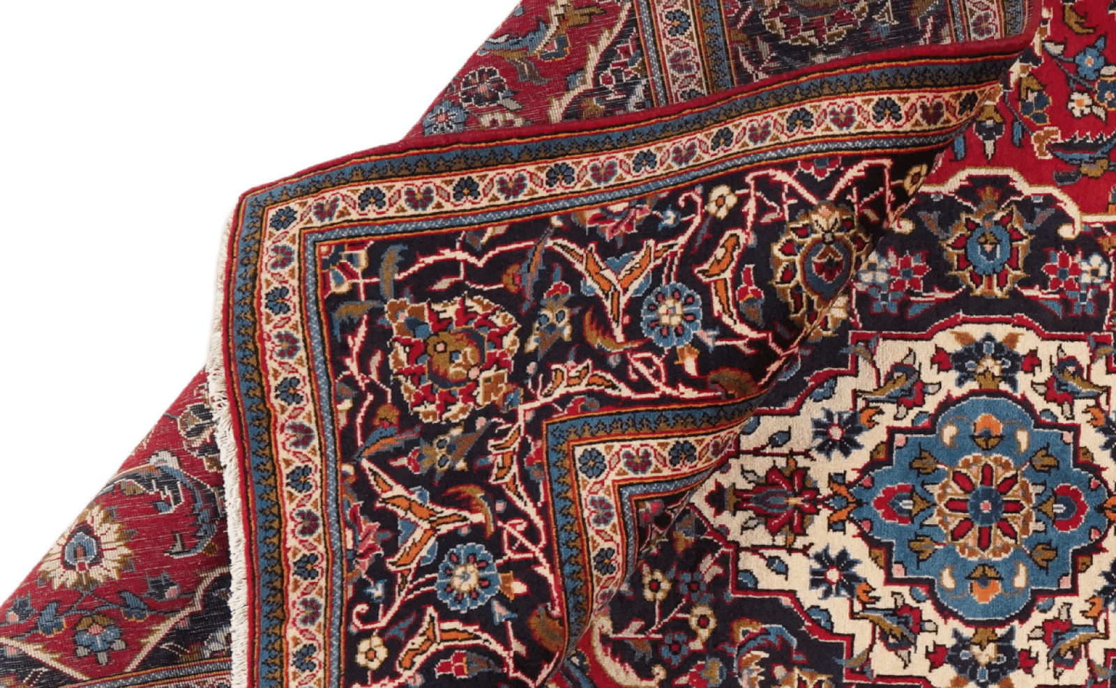 Ardakan — Hand-knotted, 200x294 cm, Red, 100% Virgin Wool | View 7