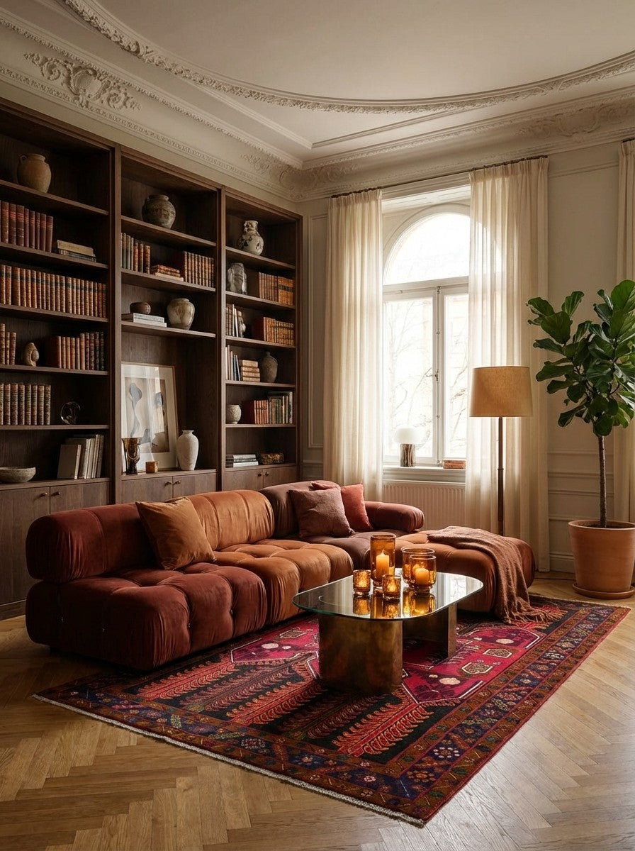 Kolyai — Hand-knotted, 150x239 cm, Multicolor, 100% Virgin Wool | Back view