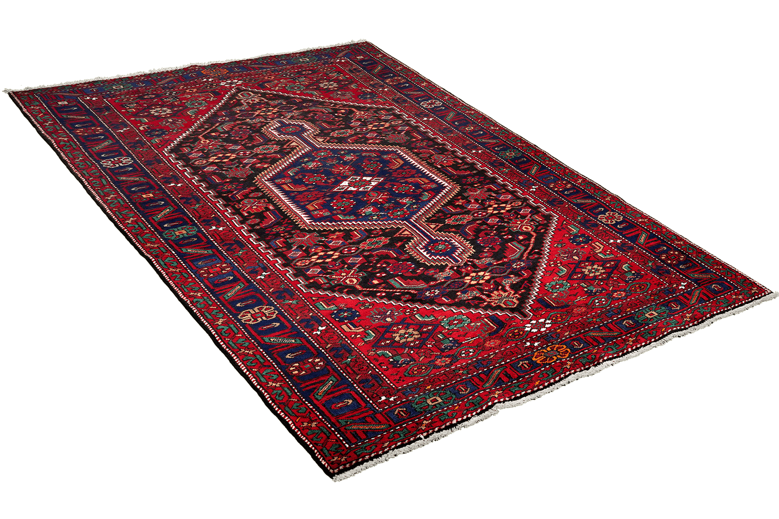 Khamseh — Hand-knotted, 160x260 cm, Black, 100% Virgin Wool | View 4